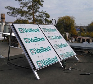 Монтаж и первый пуск солнечной установки Vaillant